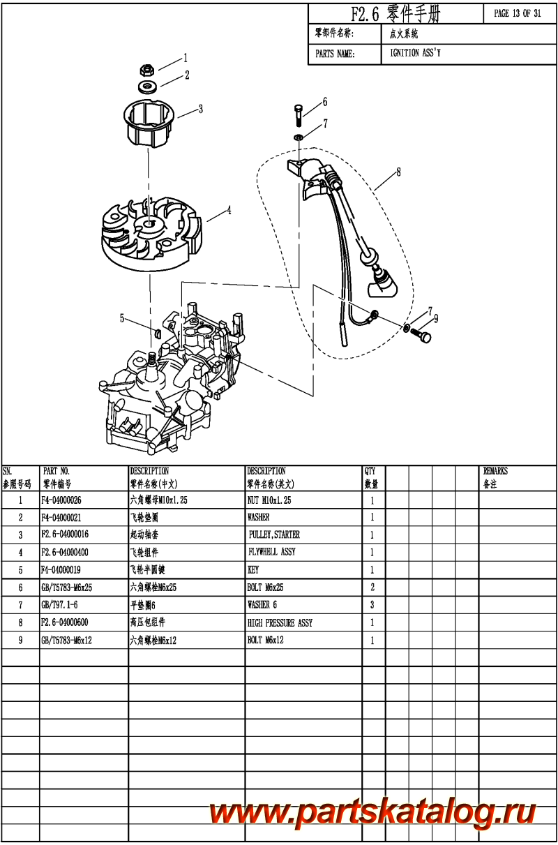 ������ �������������, �� ��������� ���������, Parsun,  F2.6 IGNITION � �����