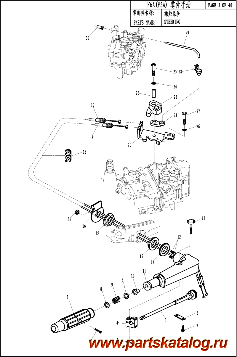  ,   , Parsun,  F5A   - STEERING