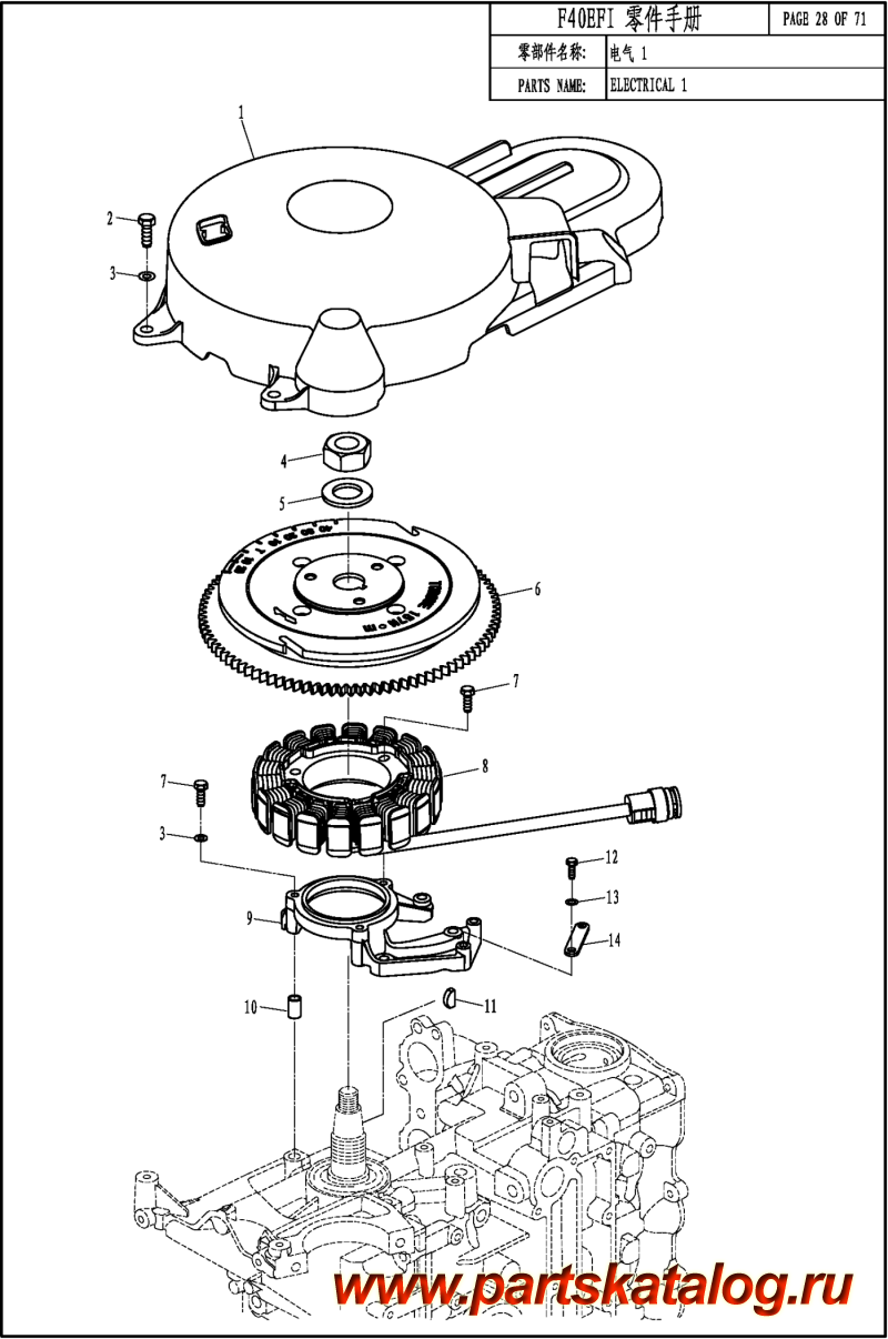 ��������, �� ���������, Parsun,  F60 EFI ELECTRIC 1