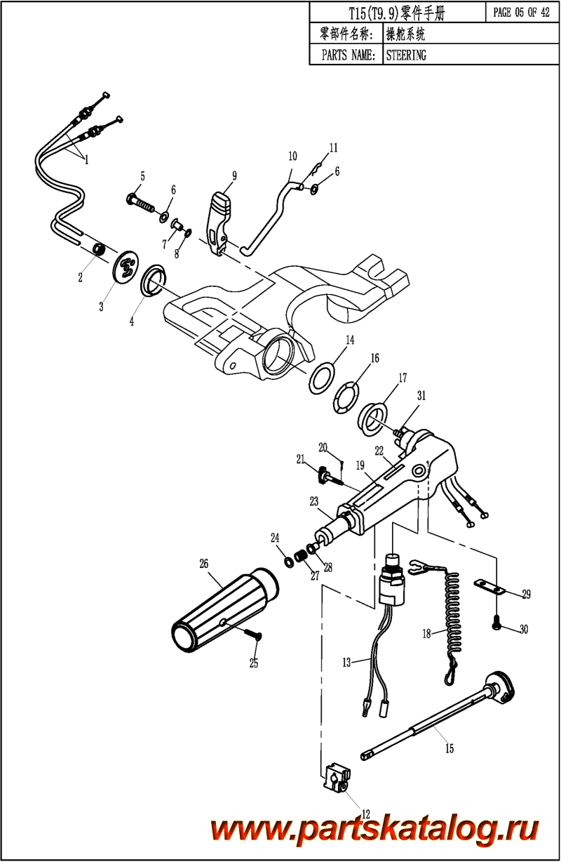 �������������, �� �������� �����, Parsun,  T9.9 ������� ������� / STEERING