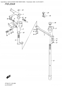 204A  -  Clutch  Shaft (204A -  )