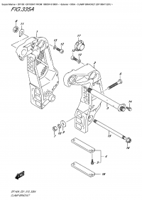 335A  -  Clamp  Bracket (Df100At  E01) (335A -   (Df100At E01))