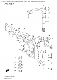 336A  -  Swivel  Bracket (Df100At  E01) (336A -   (Df100At E01))