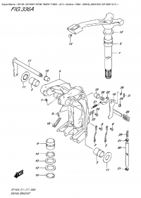 336A  -  Swivel  Bracket (Df100At  E11) (336A -   (Df100At E11))