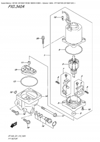 340A  -  Ptt  Motor  (Df100At  E01) (340A -   (Df100At E01))