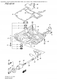 401A  -  Engine  Holder  (Df100At  E11) (401A -   (Df100At E11))