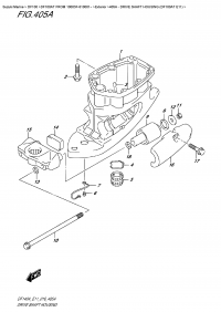 405A  -  Drive  Shaft  Housing (Df100At  E11) (405A -    (Df100At E11))