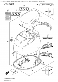 420A  -  Engine  Cover (Df100At  E01) (420A -   () (Df100At E01))