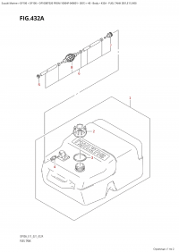 432A - Fuel Tank (E01,E11,E40) (432A -   (E01, E11, E40))