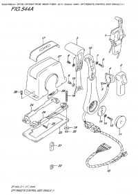 544A  -  Opt:remote Control  Assy  Single  (1) (544A -    ,  (1))