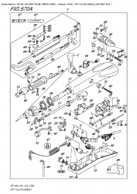 570A  -  Opt:tiller  Handle  (Df100At  E01) (570A - :  (Df100At E01))