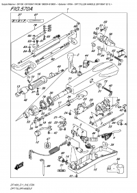 570A  -  Opt:tiller  Handle  (Df100At  E11) (570A - :  (Df100At E11))