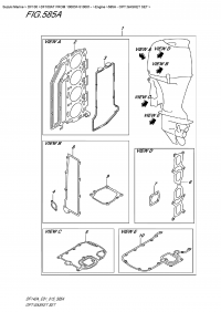 585A  -  Opt:gasket  Set (585A - :  )