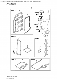 585A  -  Opt:gasket Set (585A - :  )