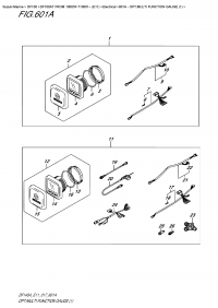 601A  -  Opt:multi Function  Gauge  (1) (601A - : multi Function Gauge (1))