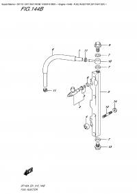 144B  -  Fuel  Injector (Df115At  E01) (144B -   (Df115At E01))