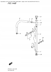 144B  -  Fuel  Injector (Df115At  E11) (144B -   (Df115At E11))