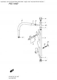 144D  -  Fuel  Injector (Df115Az  E01) (144D -   (Df115Az E01))