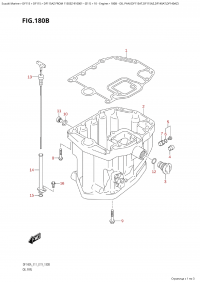 180B - Oil Pan (Df115At,Df115Az,Df140At,Df140Az) (180B -   (Df115At, Df115Az, Df140At, Df140Az))