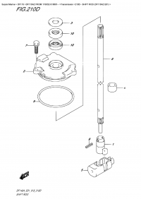 210D  -  Shift  Rod (Df115Az E01) (210D -   (Df115Az E01))