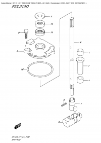 210D  - Shift Rod (Df115Az  E11) (210D -   (Df115Az E11))