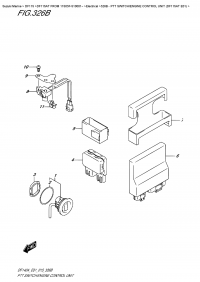 326B  -  Ptt  Switch/engine  Control  Unit  (Df115At  E01) (326B -   /    (Df115At E01))