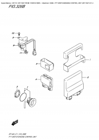 326B  -  Ptt  Switch/engine  Control  Unit  (Df115At  E11) (326B -   /    (Df115At E11))