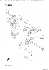 335B - Clamp Bracket (Df115At:e11,Df115Az:e11) (335B -   (Df115At: e11, Df115Az: e11))