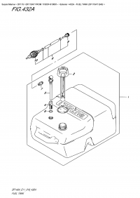 432A  -  Fuel  Tank  (Df115At  E40) (432A -   (Df115At E40))