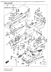 570D  -  Opt:tiller  Handle  (Df115Az  E11) (570D - :  (Df115Az E11))