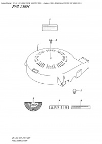 136H  -  Ring  Gear  Cover (Df140Az  E01) (136H -    (Df140Az E01))