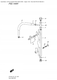 144H  -  Fuel  Injector (Df140Az  E01) (144H -   (Df140Az E01))