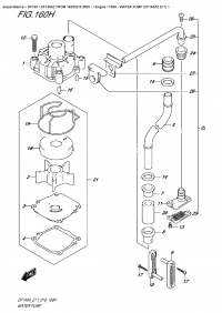 160H  -  Water  Pump  (Df140Az E11) (160H -   (Df140Az E11))