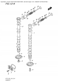 121A  -  Camshaft (Df150T)(Df150Z) (121A -   (Df150T) (Df150Z))