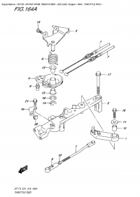 164A  -  Throttle Rod (164A -  )