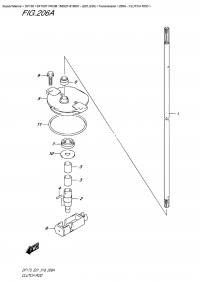 206A  -  Clutch Rod (206A -  )