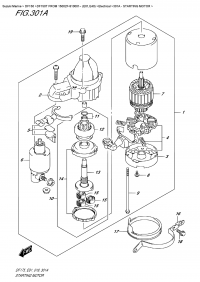 301A  -  Starting Motor (301A -  )