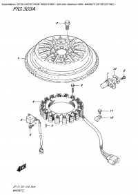303A  -  Magneto (Df150T)(Df150Z) (303A -  (Df150T) (Df150Z))