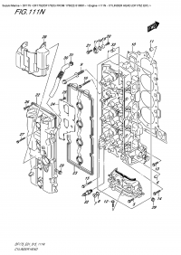 111N  -  Cylinder Head  (Df175Z  E01) (111N -    (Df175Z E01))