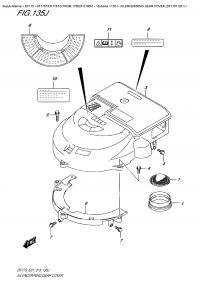 135J  -  Silencer/ring  Gear  Cover  (Df175T  E01) (135J -  /    (Df175T E01))