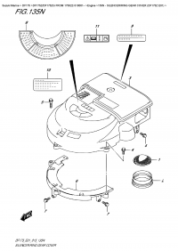 135N  -  Silencer/ring  Gear  Cover  (Df175Z  E01) (135N -  /    (Df175Z E01))