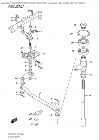 204J  -  Clutch Shaft  (Df175T  E01) (204J -   (Df175T E01))