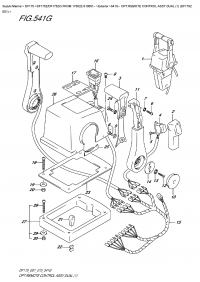 541G  -  Opt:remote  Control  Assy  Dual  (1)  (Df175Z  E01) (541G - :     Dual (1) (Df175Z E01))