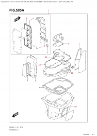 585A - Opt:gasket Set (585A - :  )