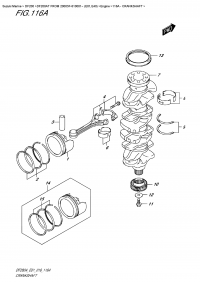 116A  -  Crankshaft (116A - )