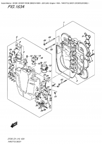 163A  -  Throttle Body  (Df200T)(Df200Z) (163A -   (Df200T) (Df200Z))