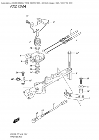 164A  -  Throttle Rod (164A -  )