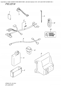 331A  -  Key Less Start  (Df200At  E01) (331A -  Less Start (Df200At E01))