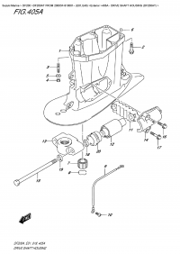 405A  -  Drive Shaft Housing  (Df200At) (405A -    (Df200At))