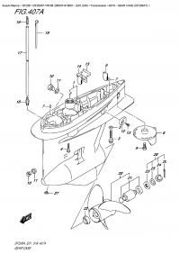 407A  - Gear Case  (Df200At) (407A -    (Df200At))